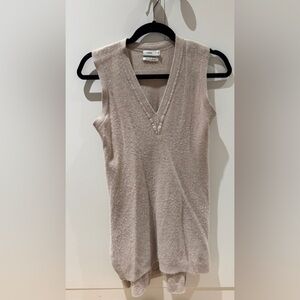 Vince V-Neck Cream Tank Top